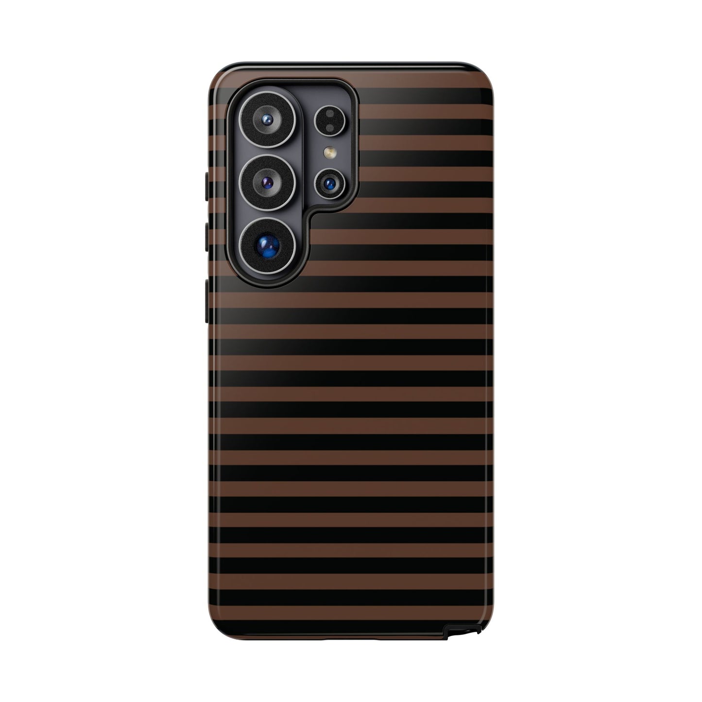 Brown Striped Tough Case