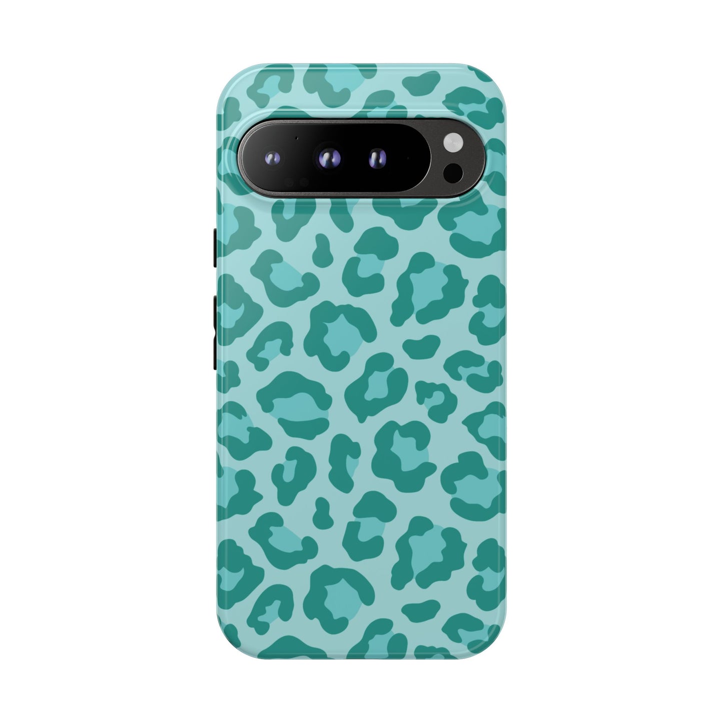 Teal Leopard Tough Case
