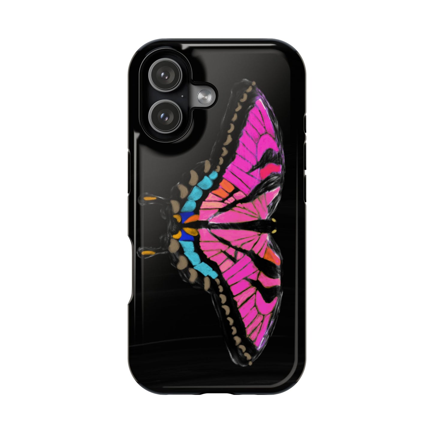 Fuscia Butterfly MagSafe Case