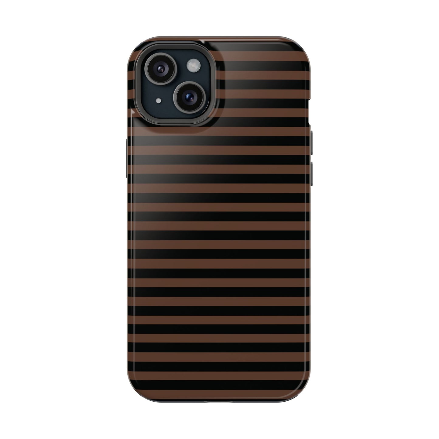 Brown Striped MagSafe Case