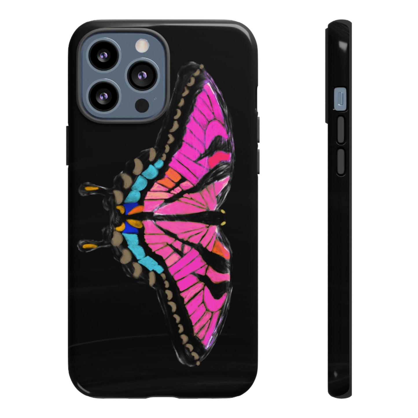 Pink Butterfly Tough Case