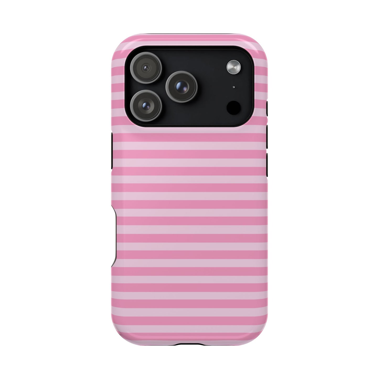 Pink Striped MagSafe Case