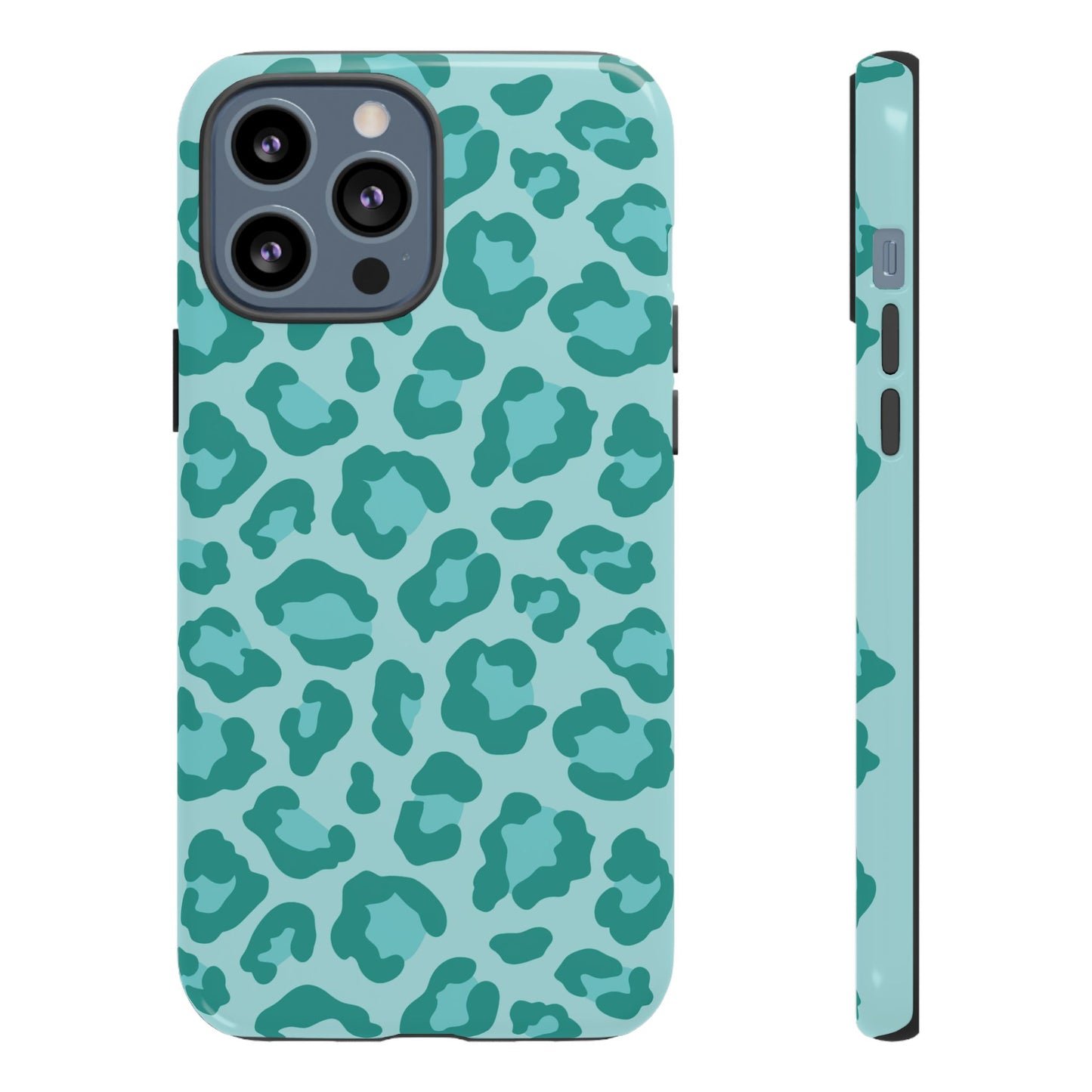 Teal Leopard Tough Case