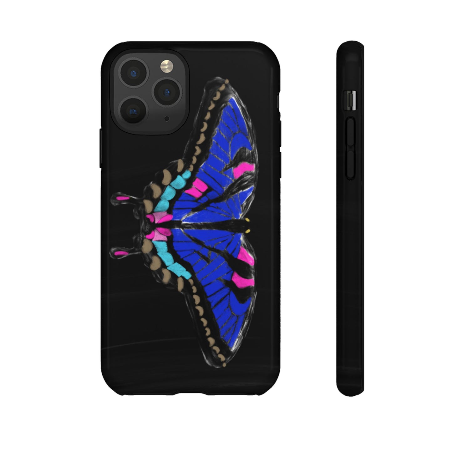 Blue Butterfly Tough Case