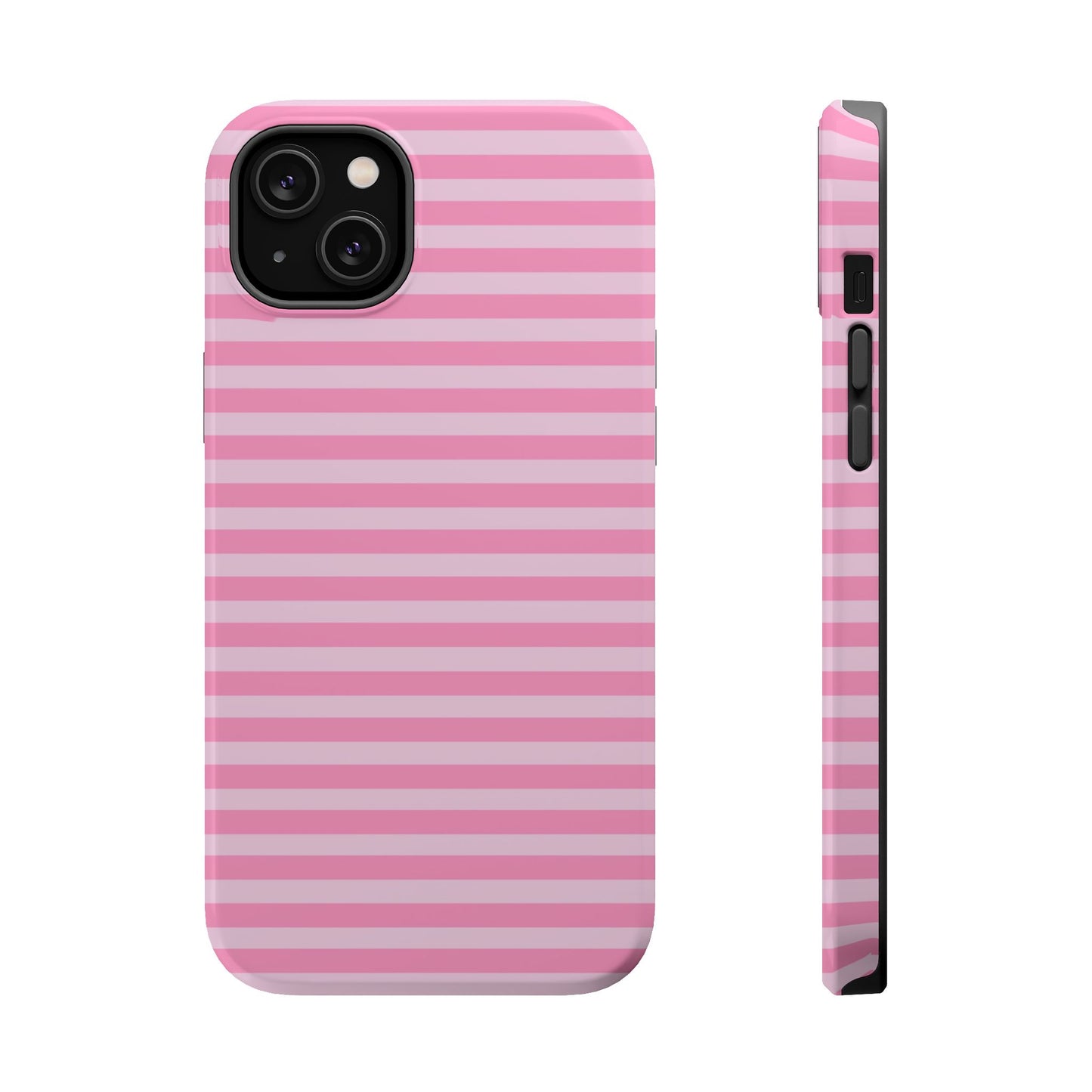 Pink Striped MagSafe Case