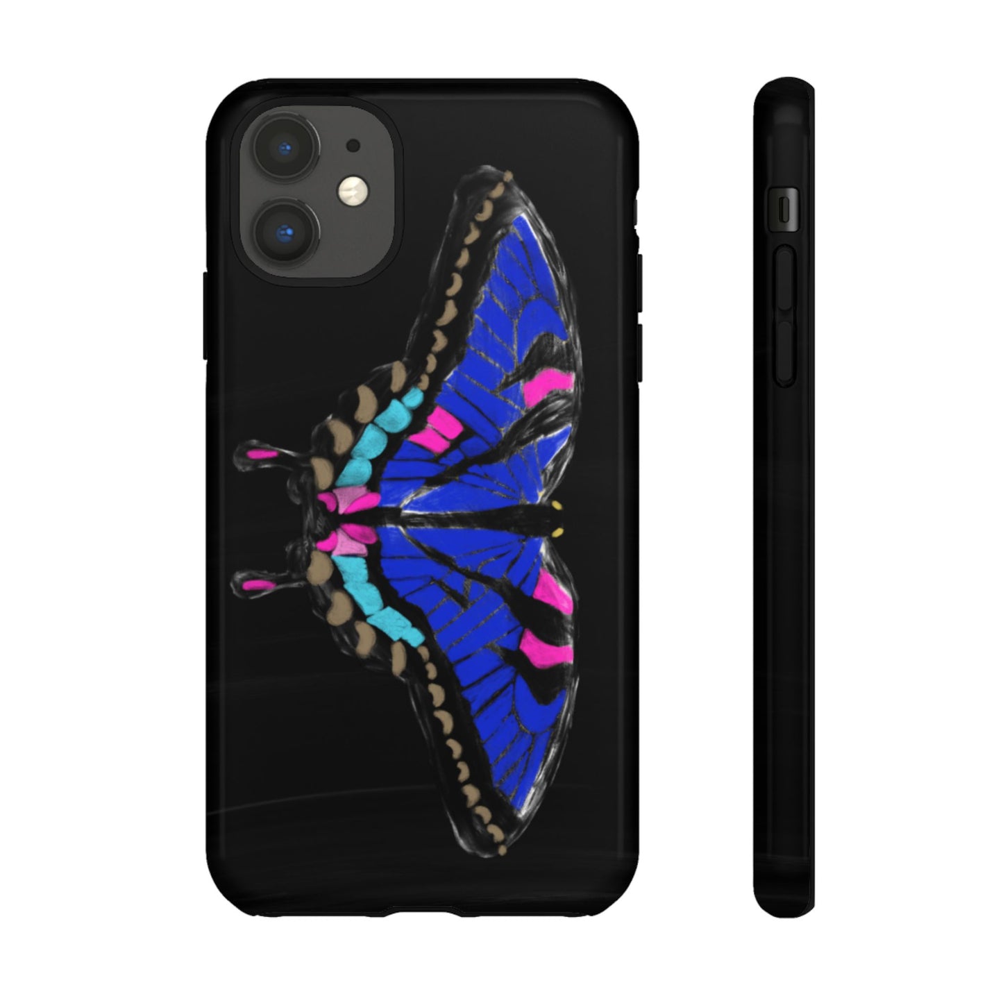 Blue Butterfly Tough Case