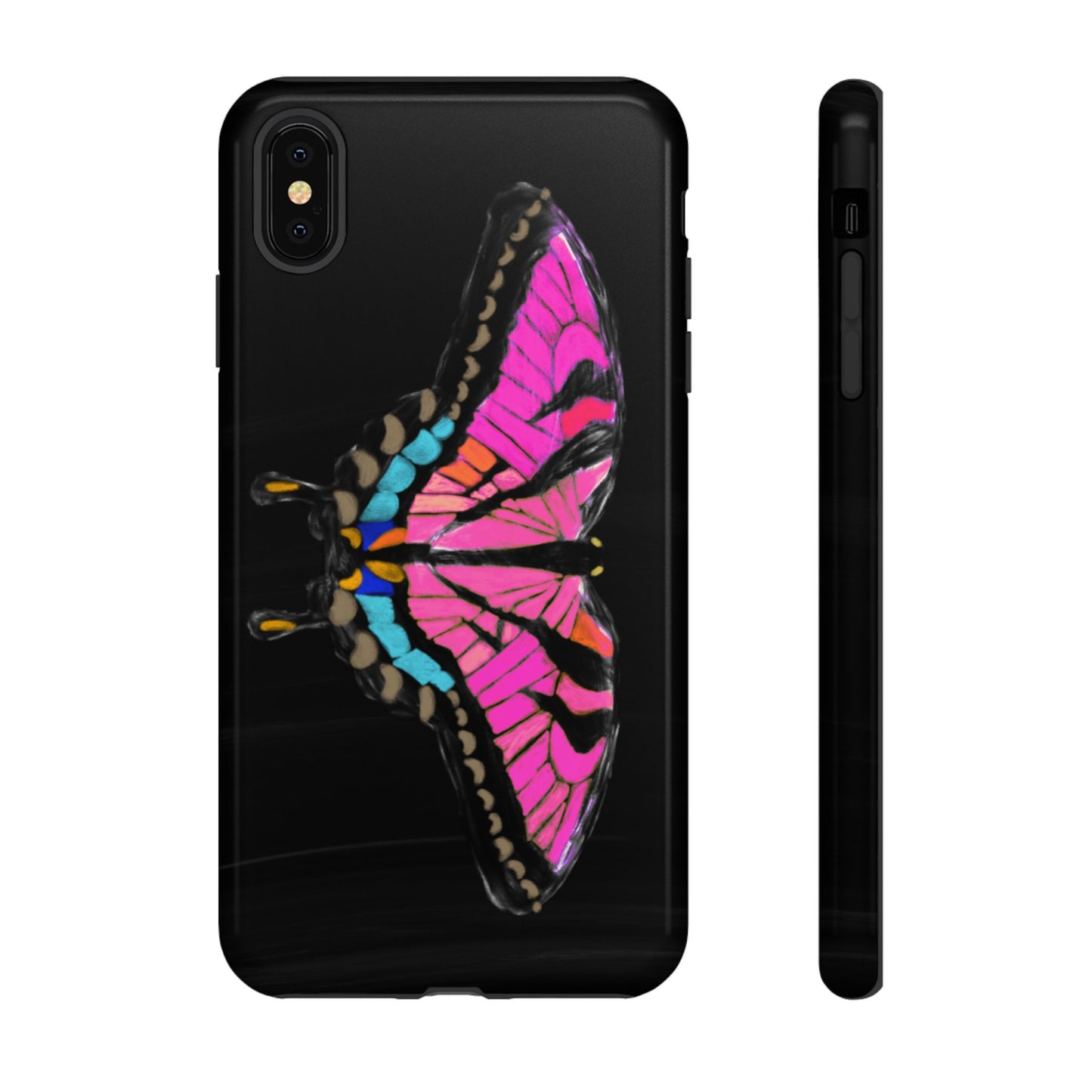 Pink Butterfly Tough Case