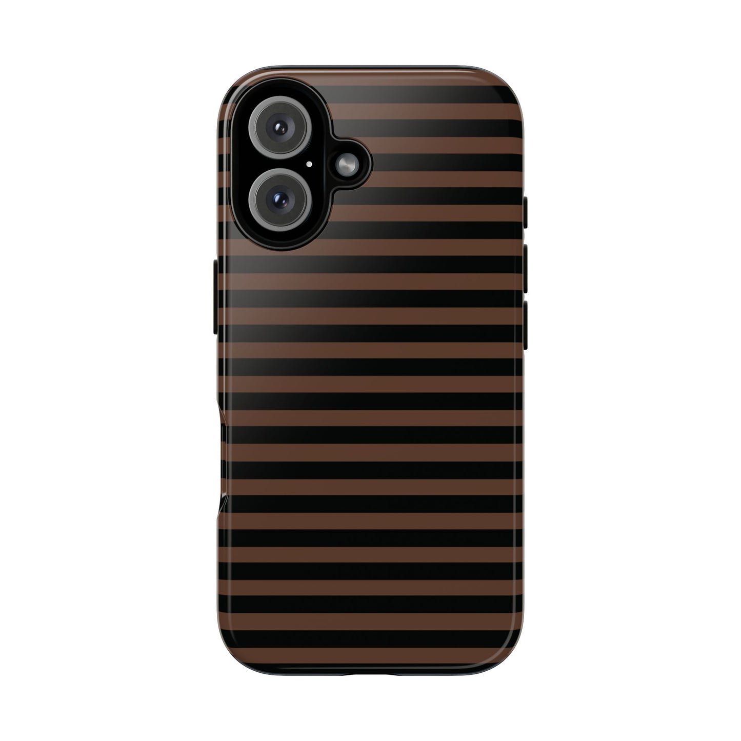 Brown Striped Tough Case