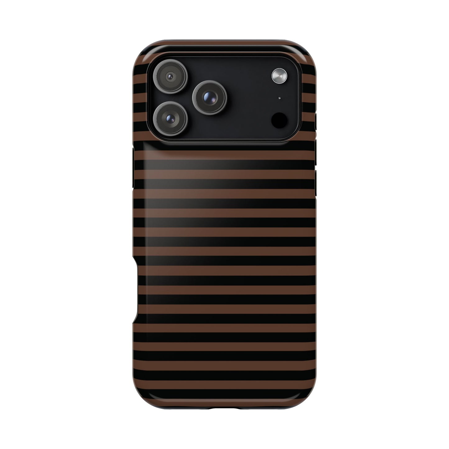 Brown Striped MagSafe Case