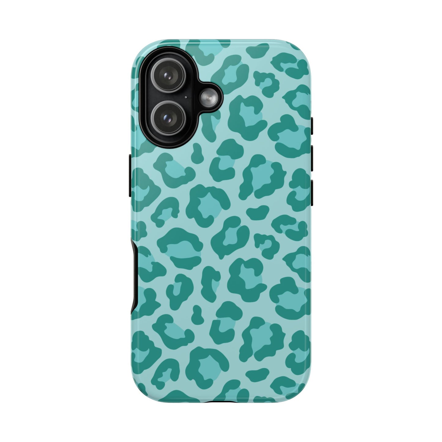 Teal Leopard Tough Case