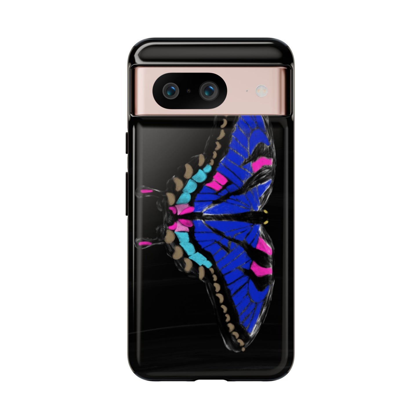 Blue Butterfly Tough Case