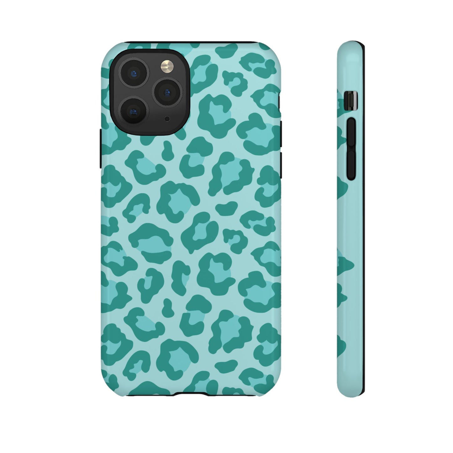 Teal Leopard Tough Case