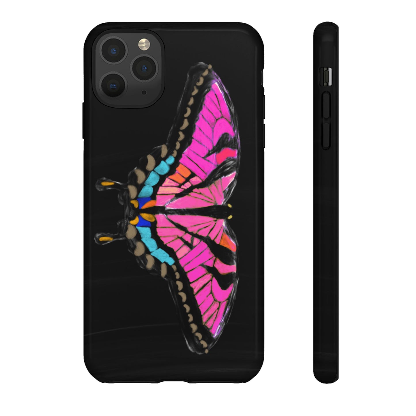 Pink Butterfly Tough Case