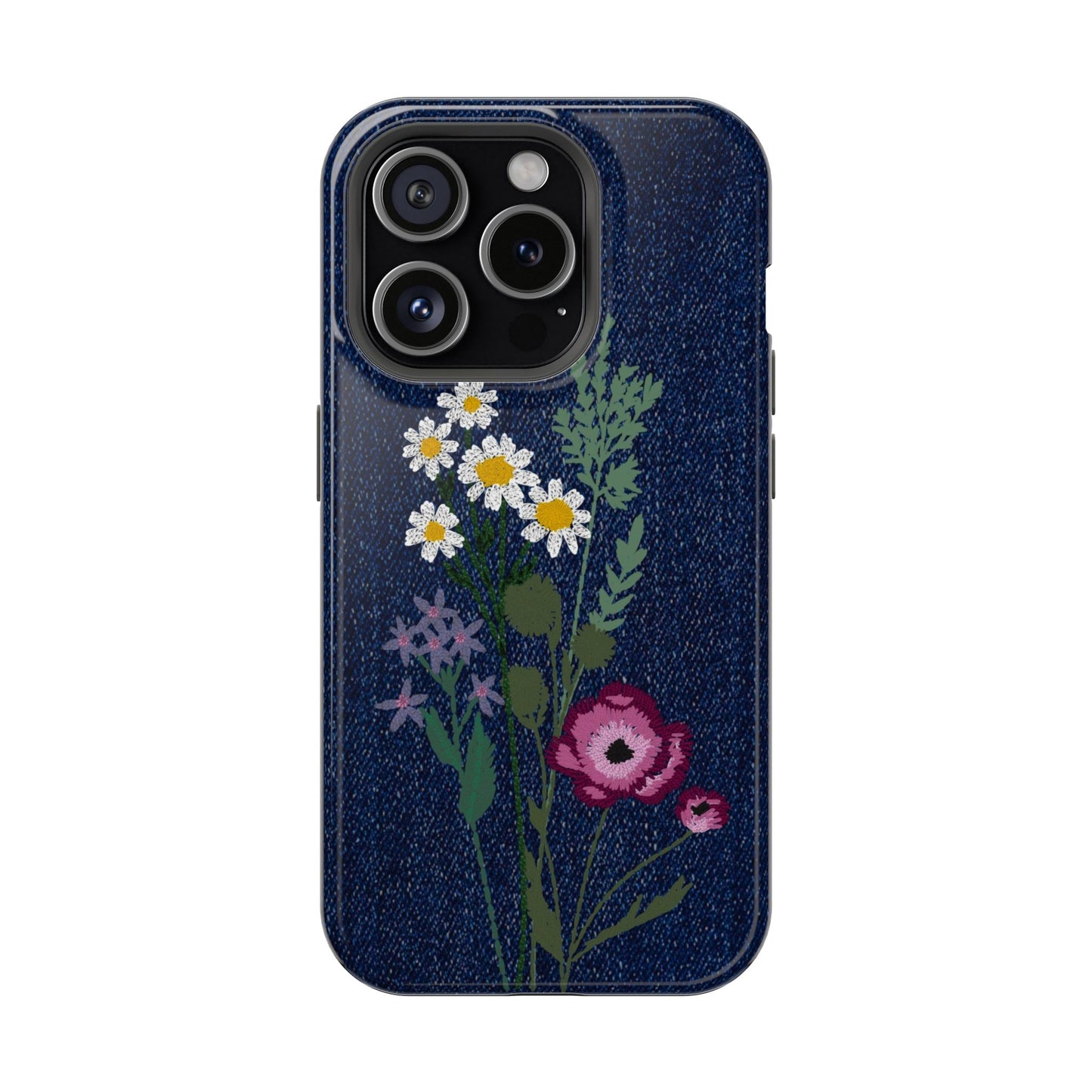Denim Florals MagSafe Case