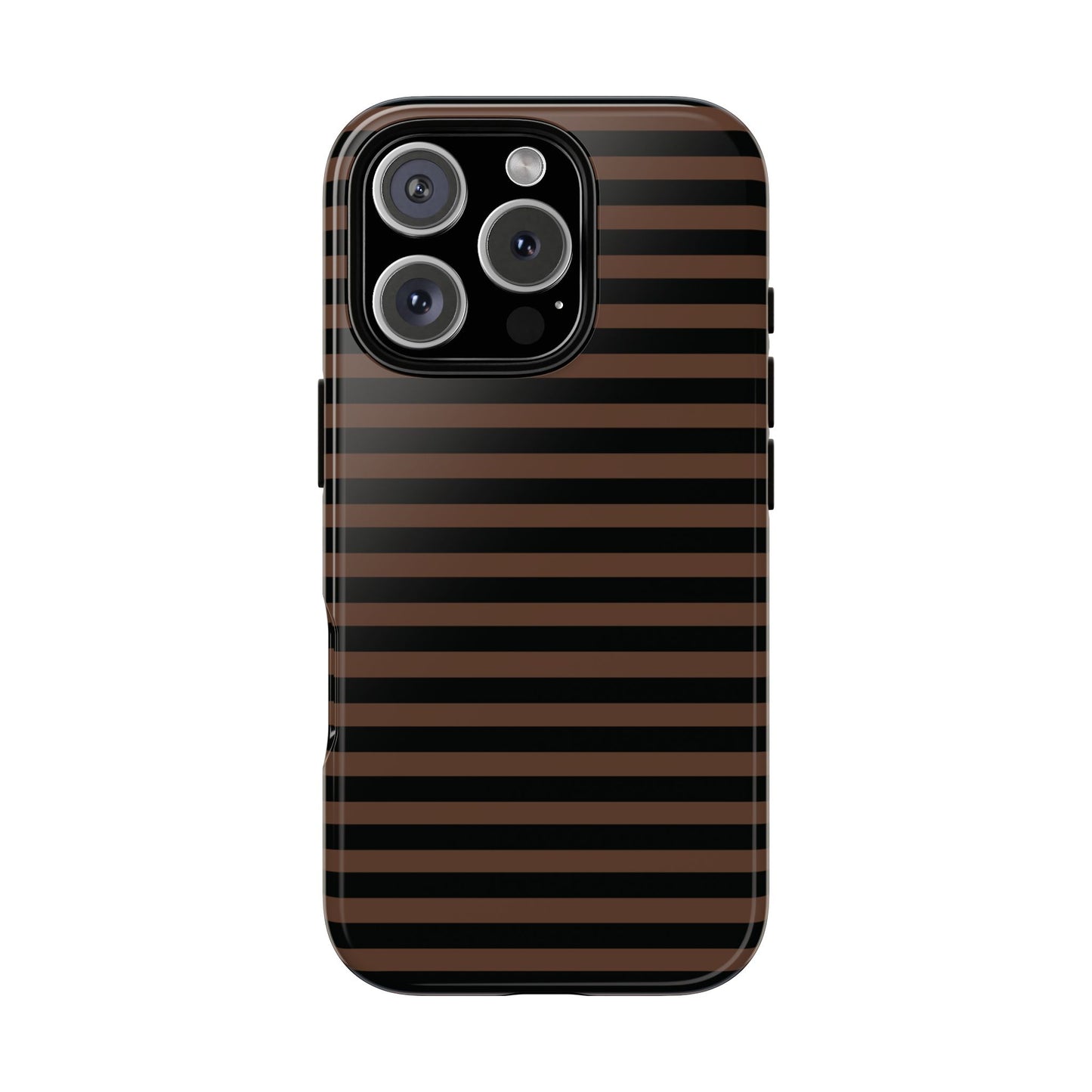 Brown Striped Tough Case