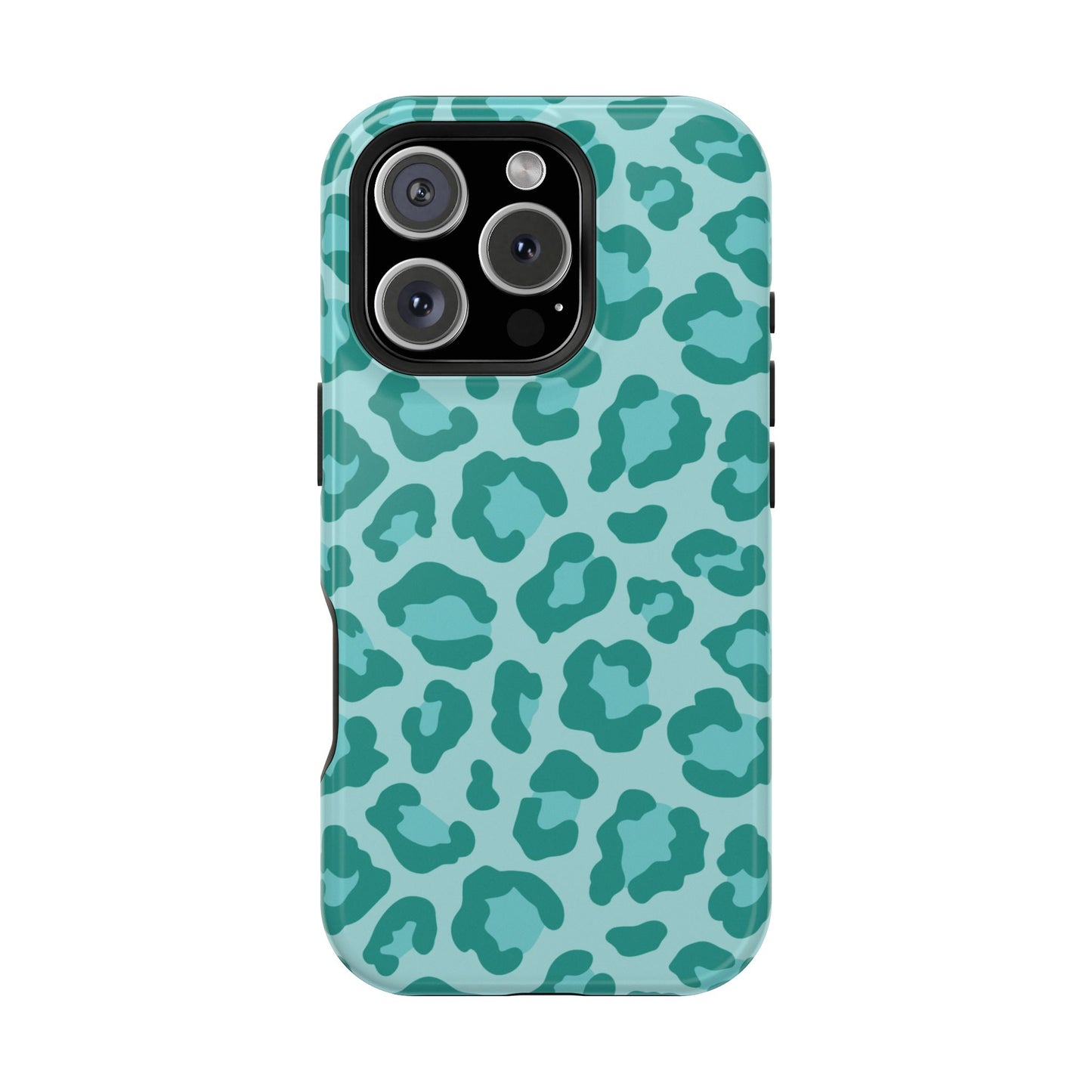 Teal Leopard MagSafe Case