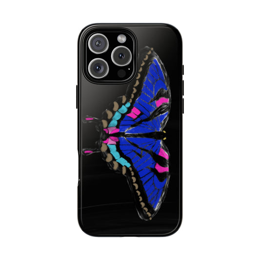 Blue Butterfly Tough Case