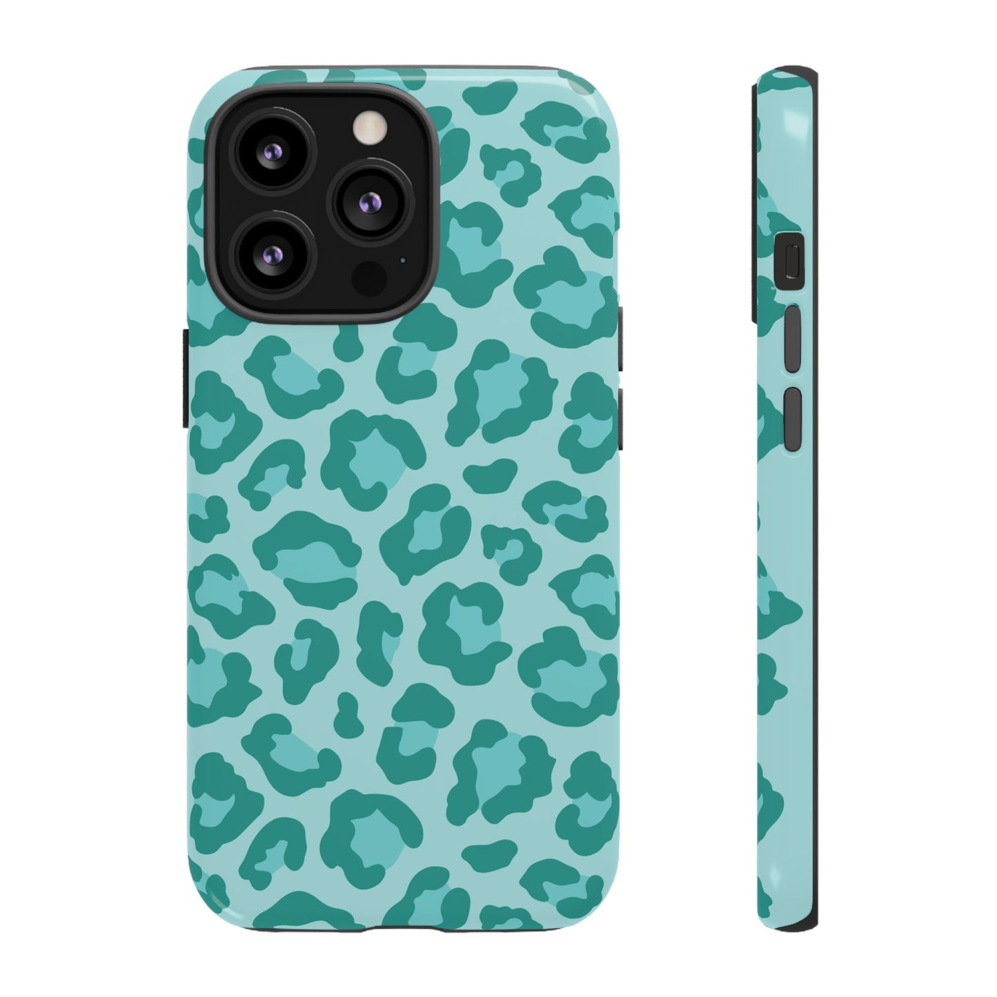 Teal Leopard Tough Case