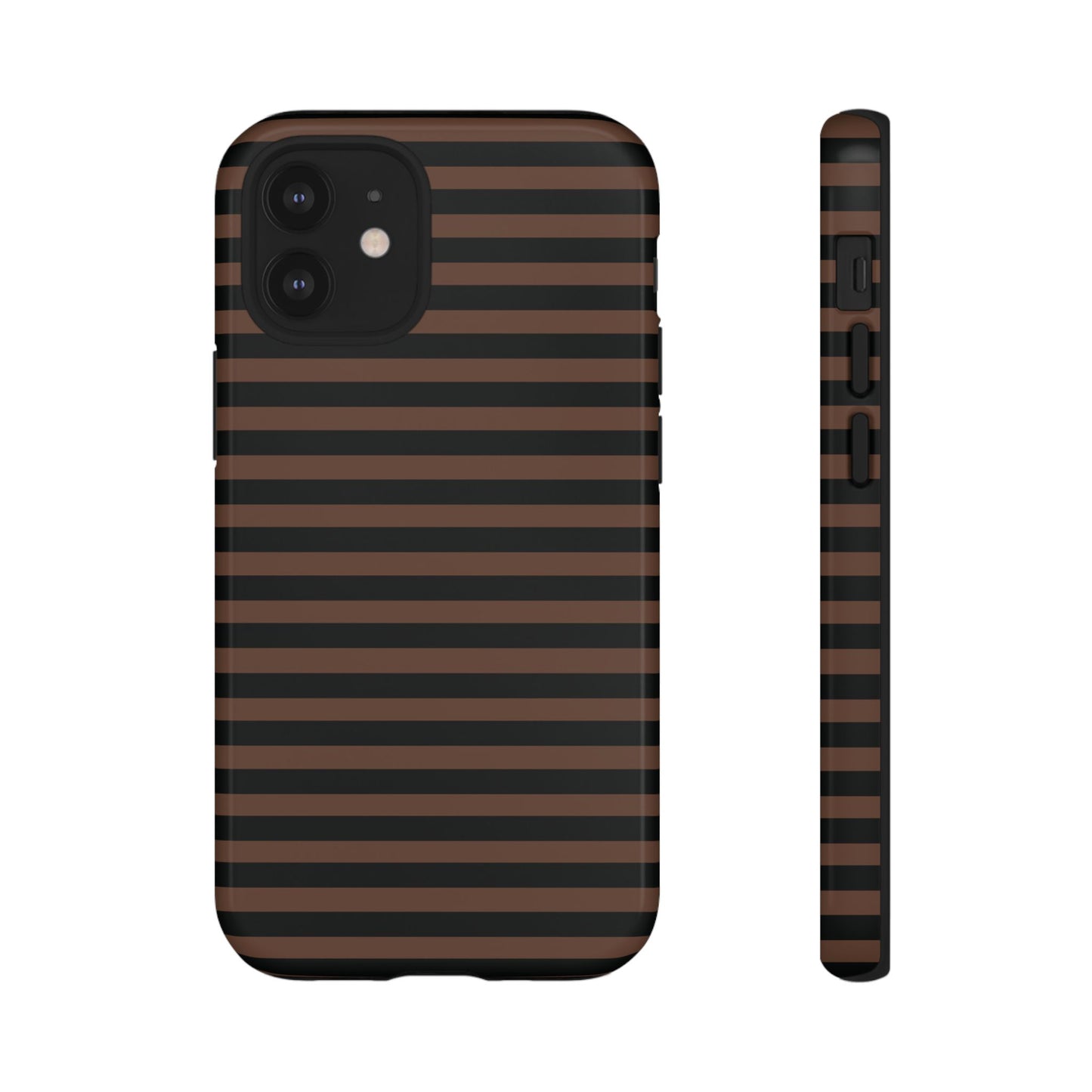 Brown Striped Tough Case