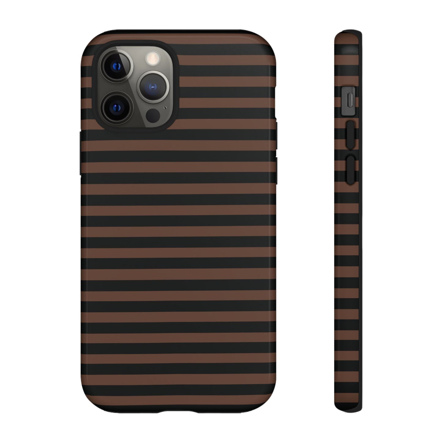 Brown Striped Tough Case