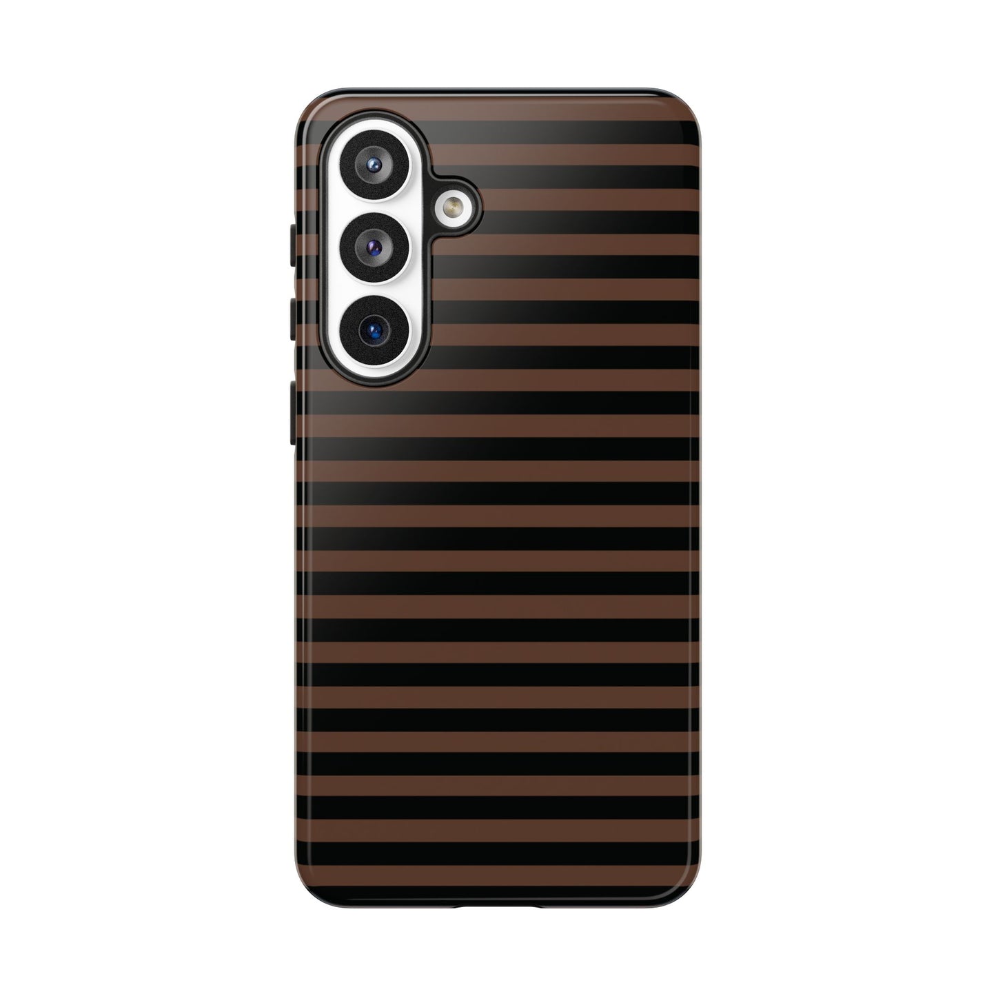 Brown Striped Tough Case