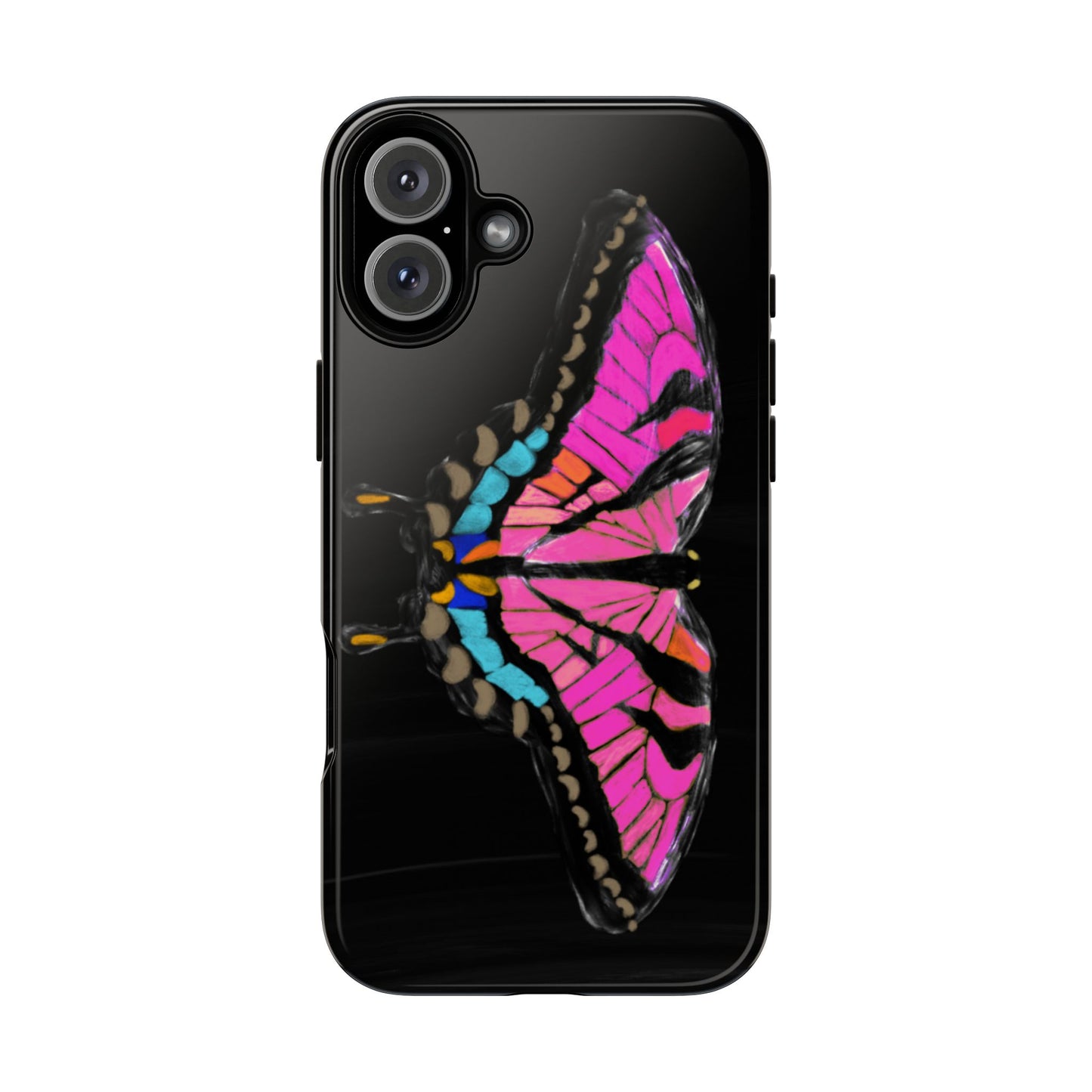 Pink Butterfly Tough Case