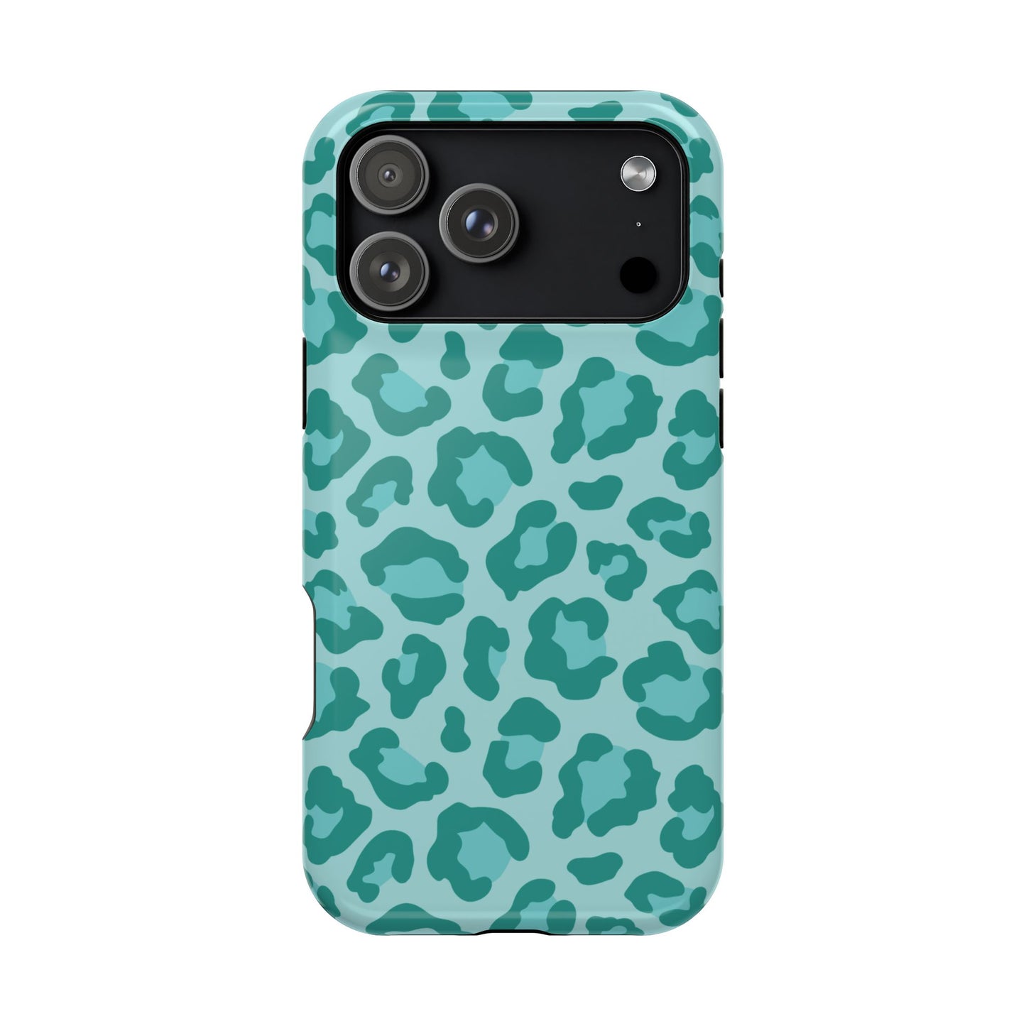 Teal Leopard MagSafe Case