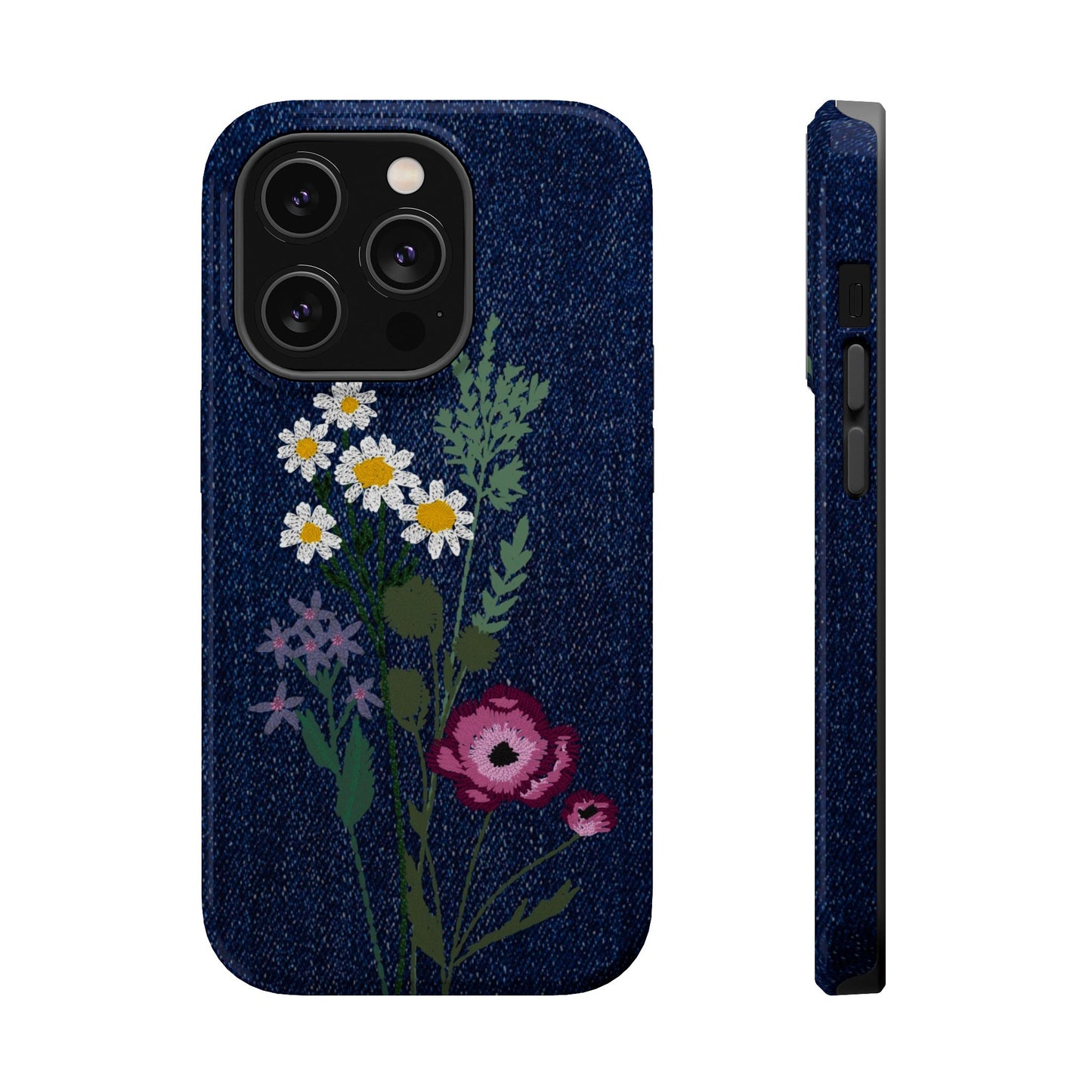 Denim Florals MagSafe Case