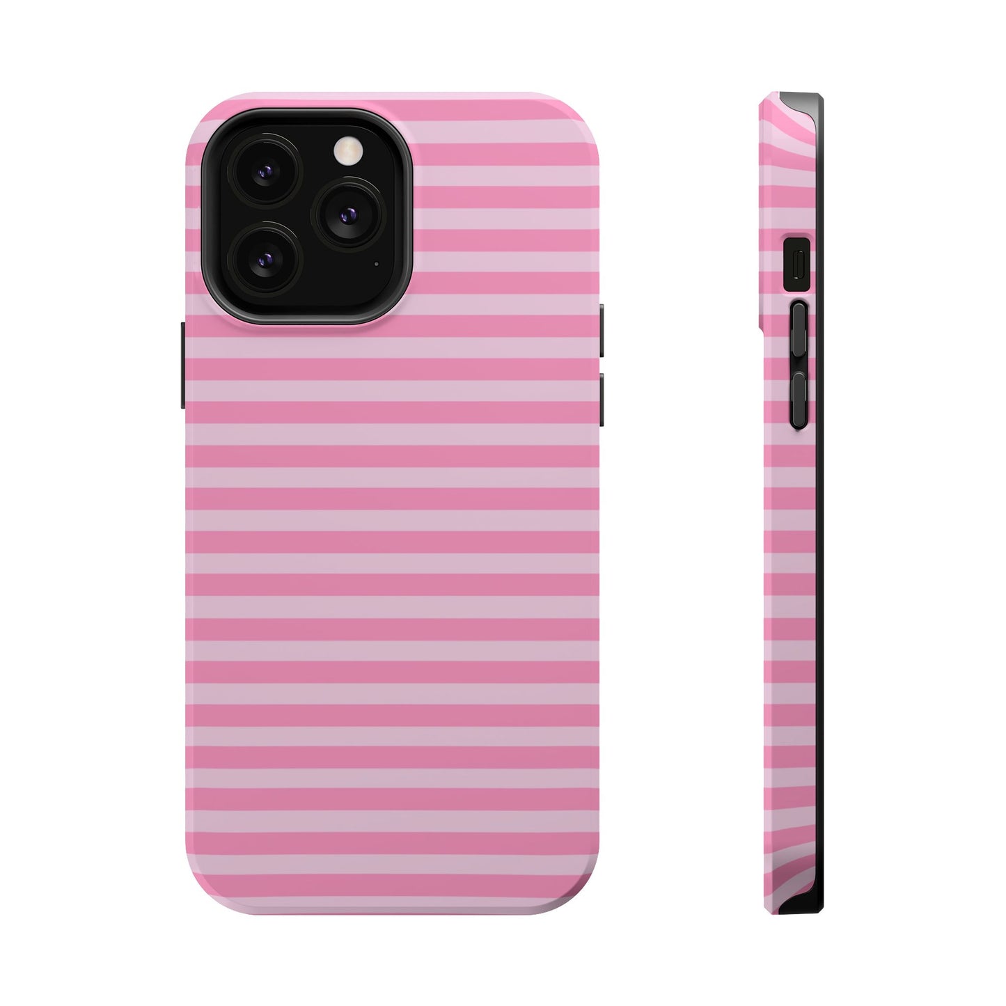 Pink Striped MagSafe Case