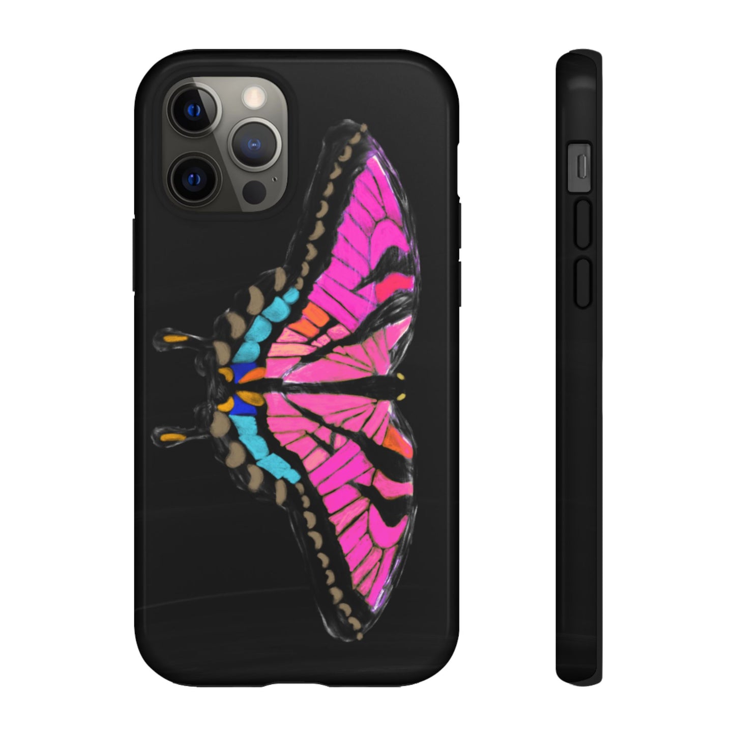 Pink Butterfly Tough Case