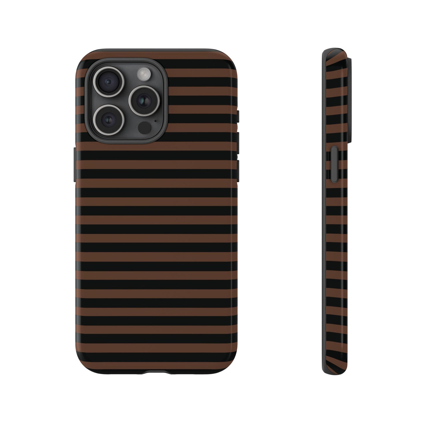 Brown Striped Tough Case