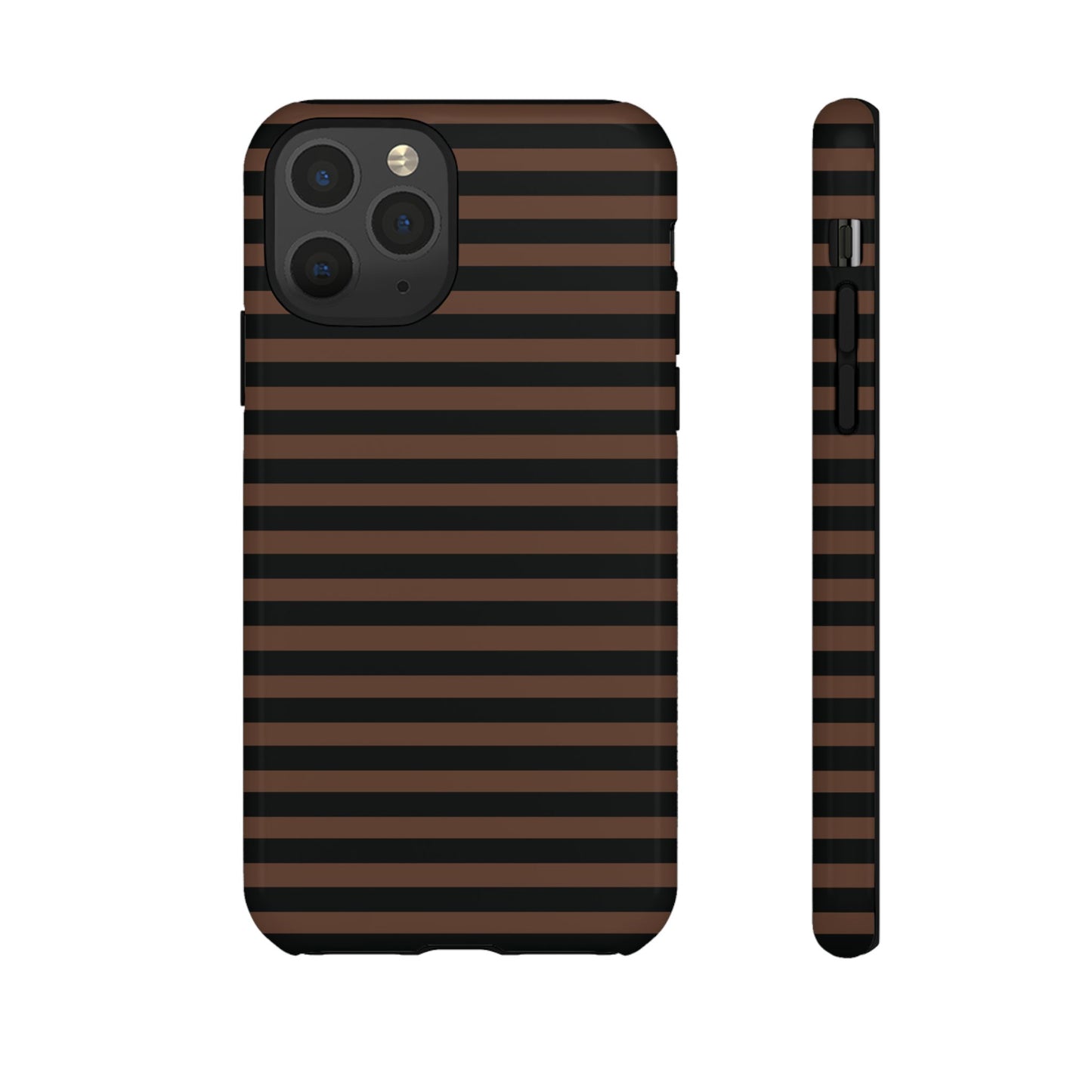 Brown Striped Tough Case