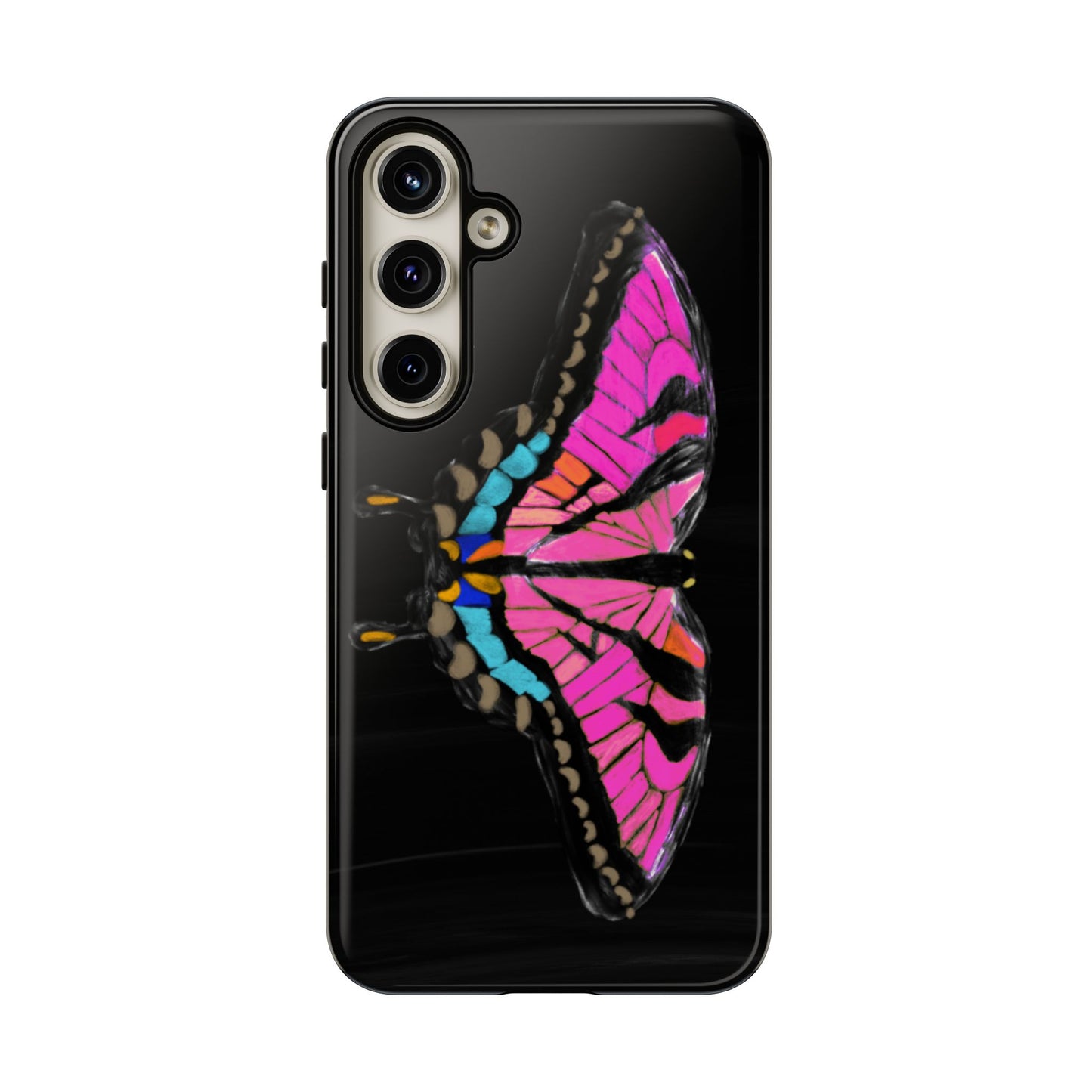 Pink Butterfly Tough Case