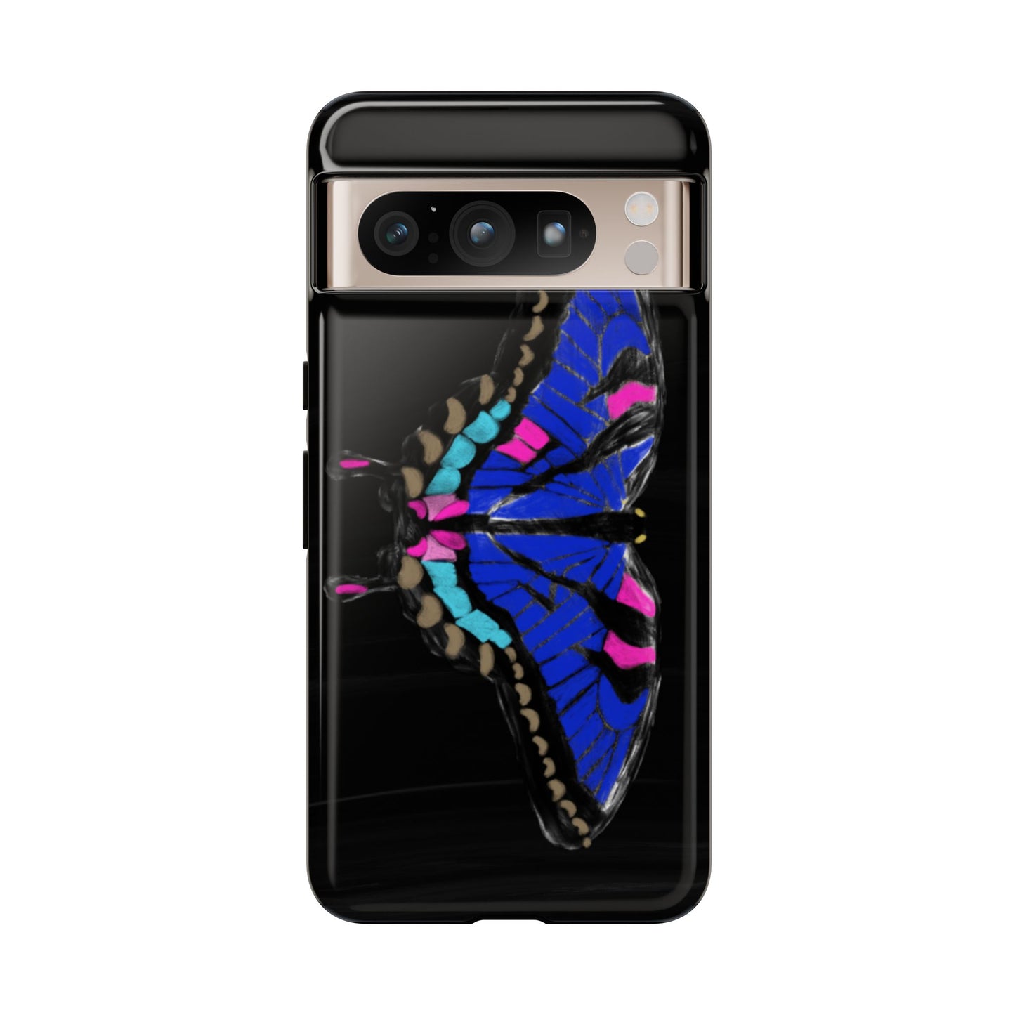 Blue Butterfly Tough Case