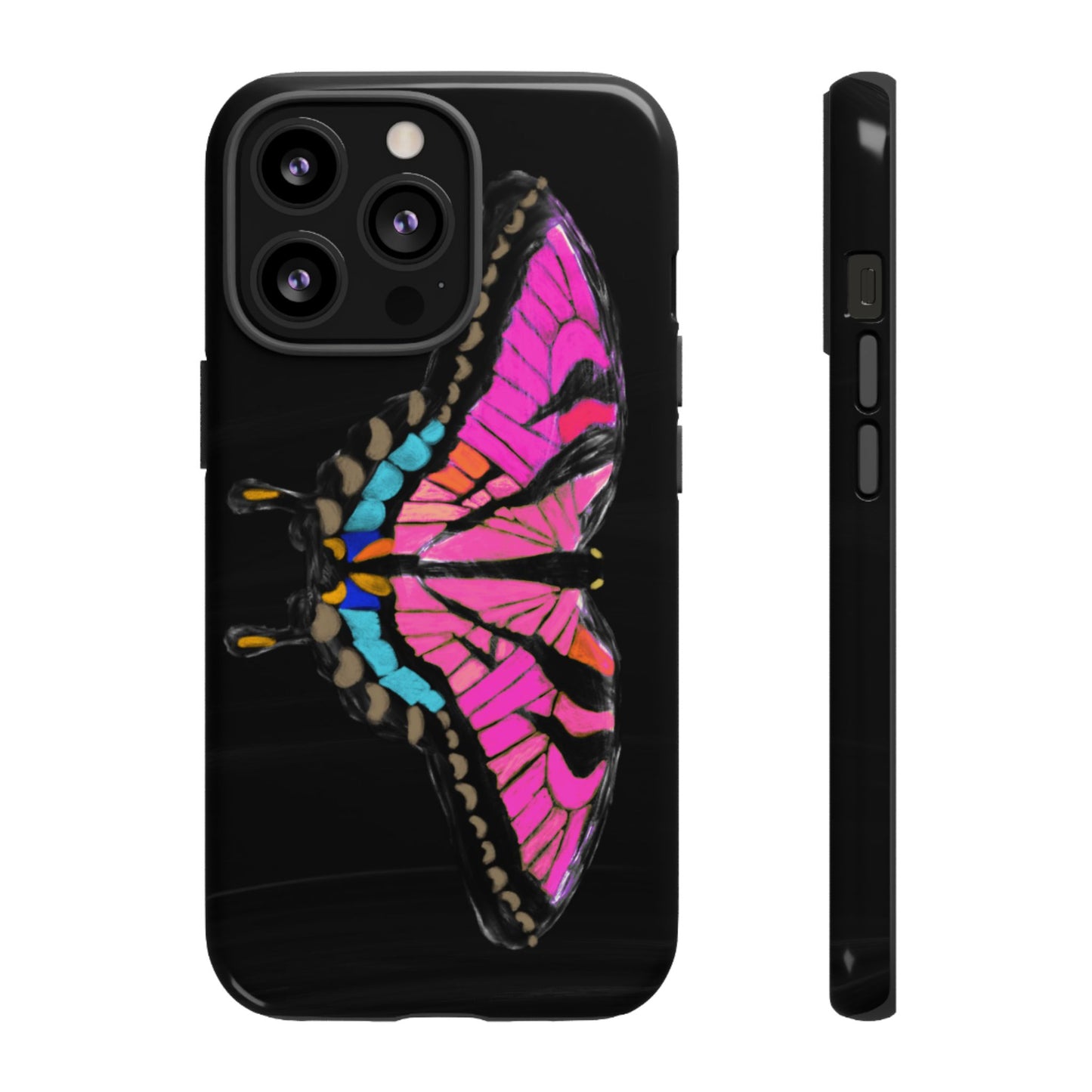 Pink Butterfly Tough Case