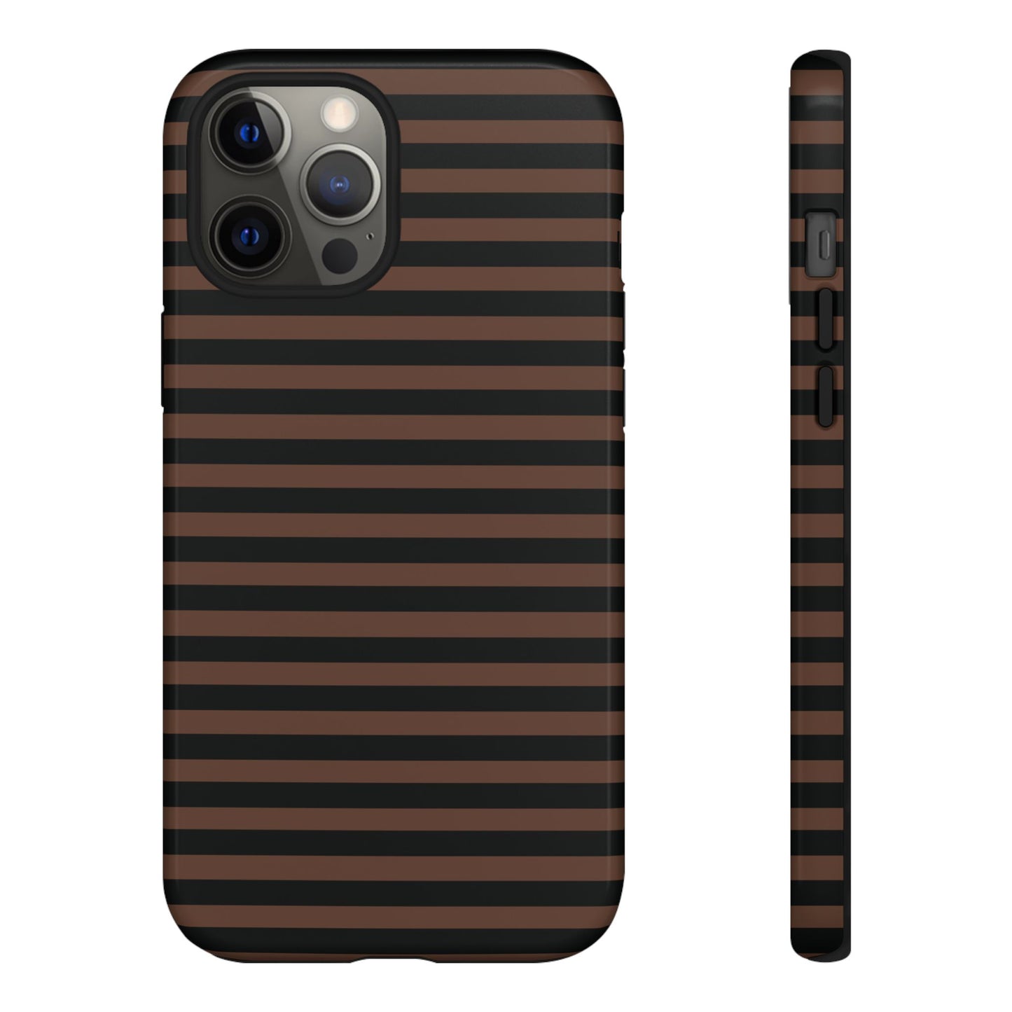 Brown Striped Tough Case