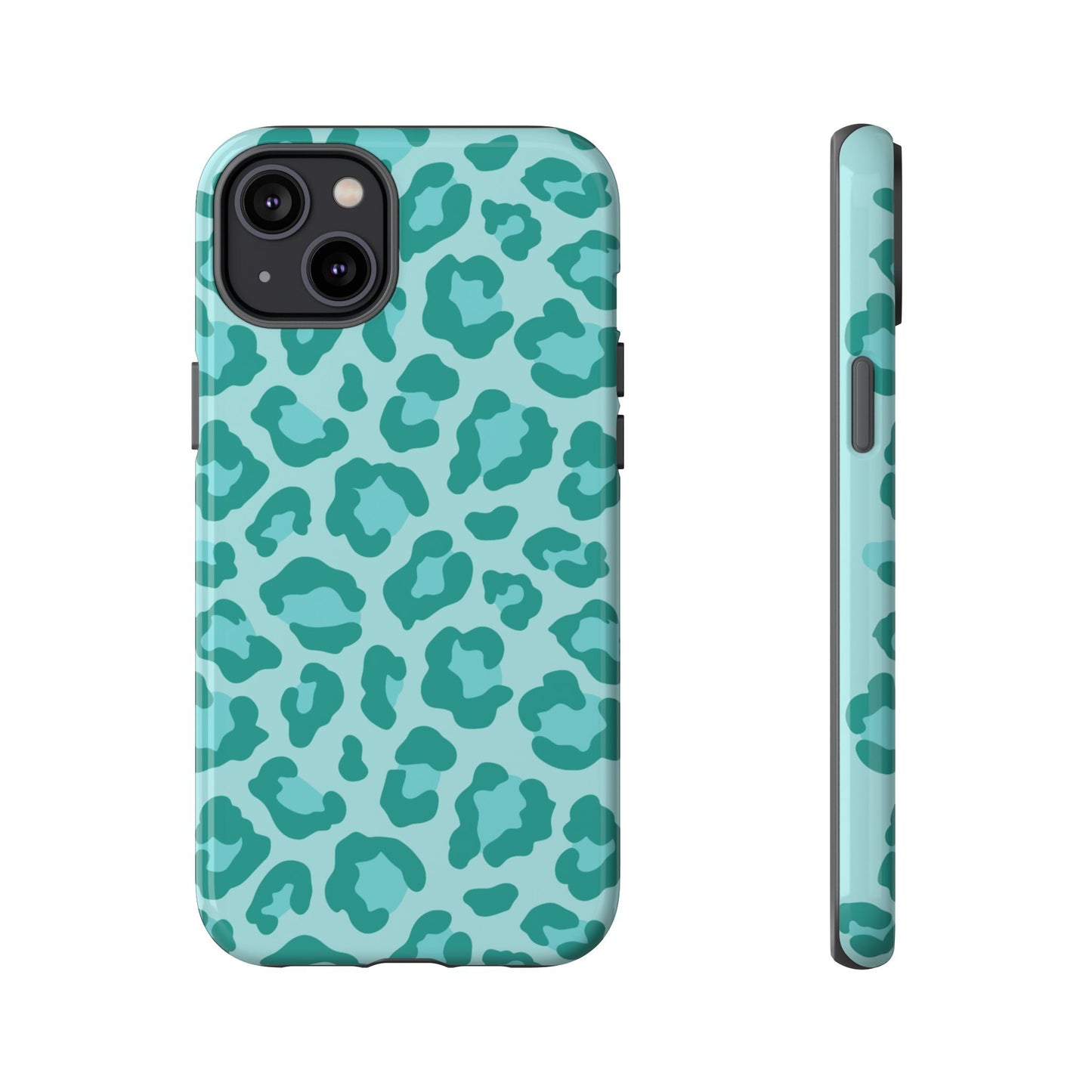 Teal Leopard Tough Case