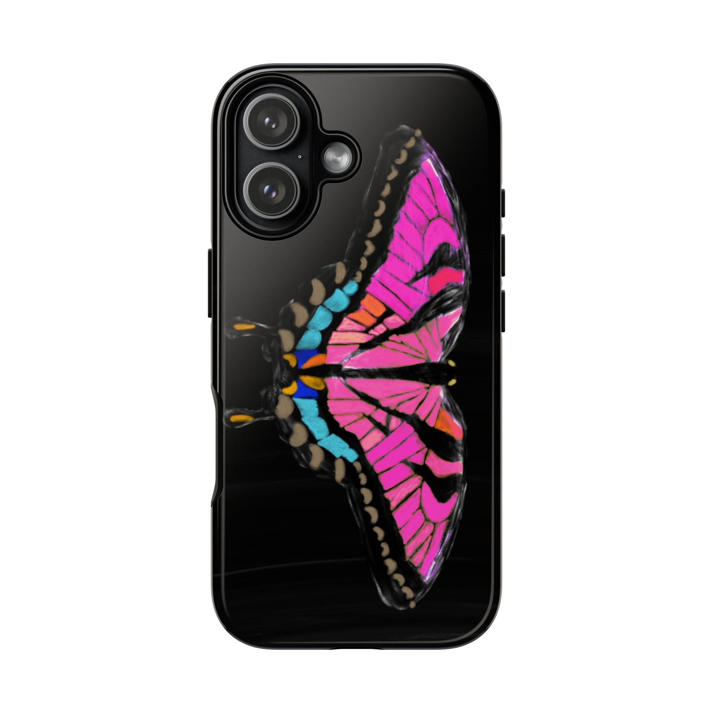 Pink Butterfly Tough Case