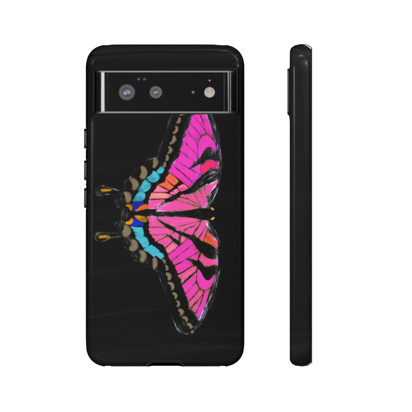 Pink Butterfly Tough Case