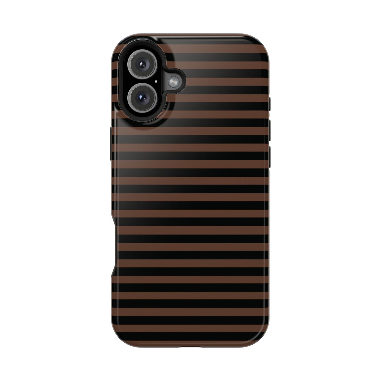 Brown Striped MagSafe Case