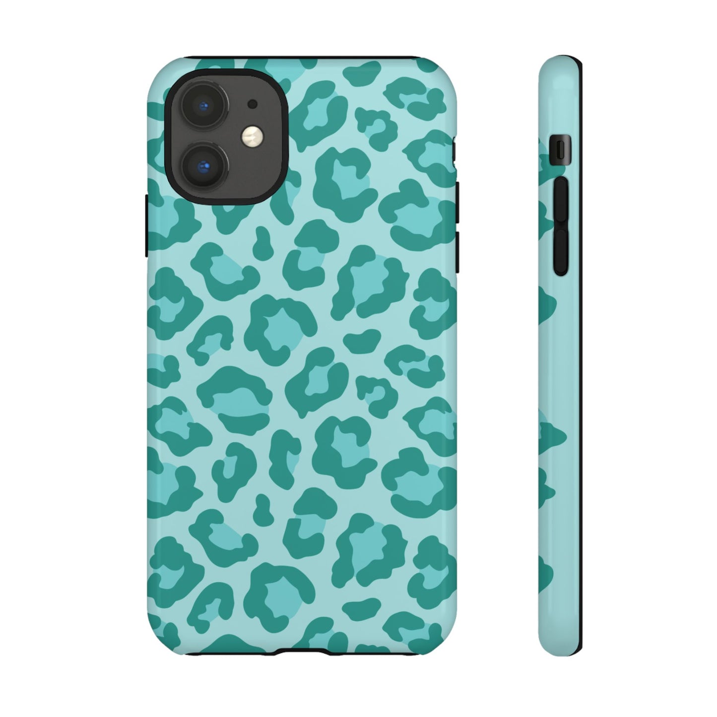 Teal Leopard Tough Case