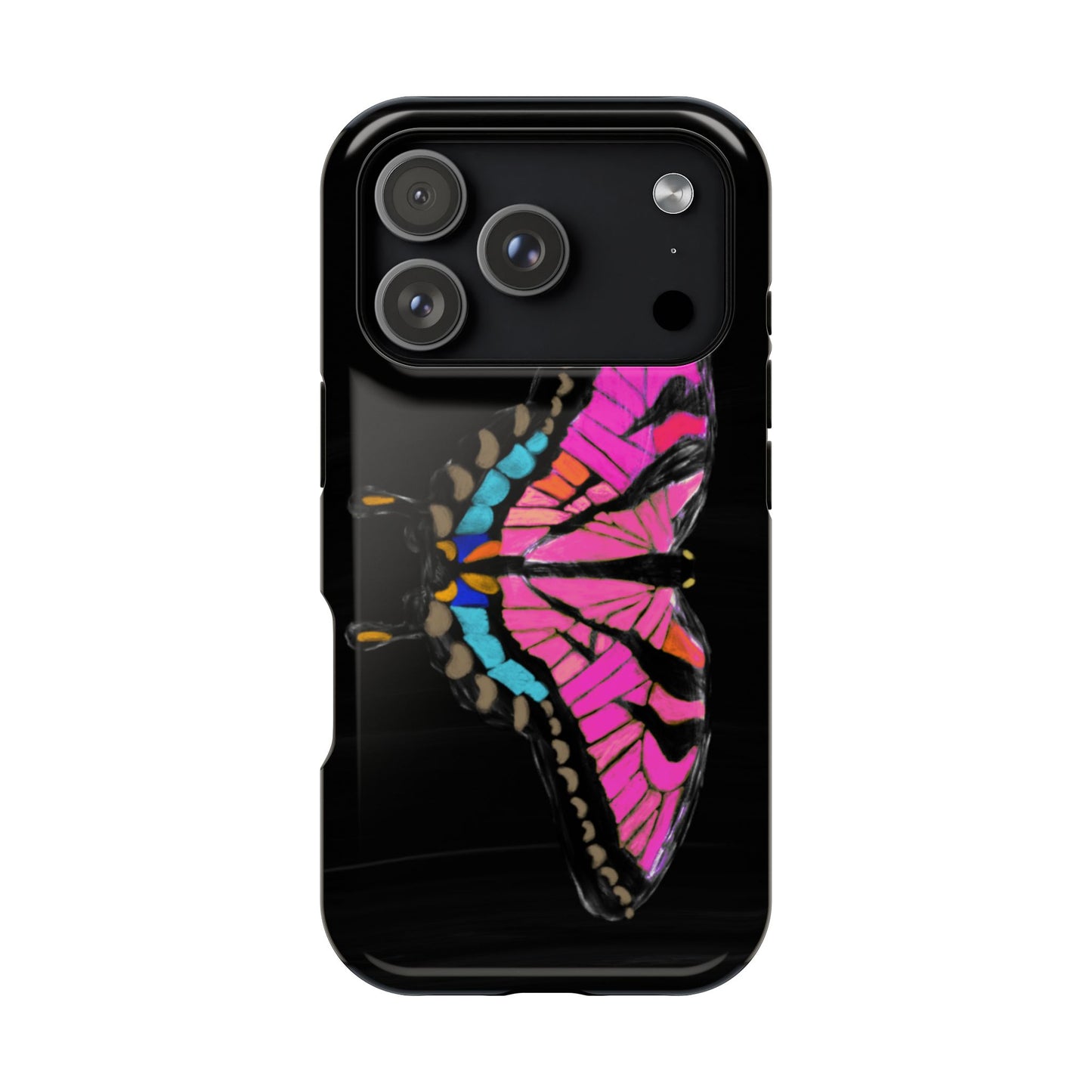 Fuscia Butterfly MagSafe Case