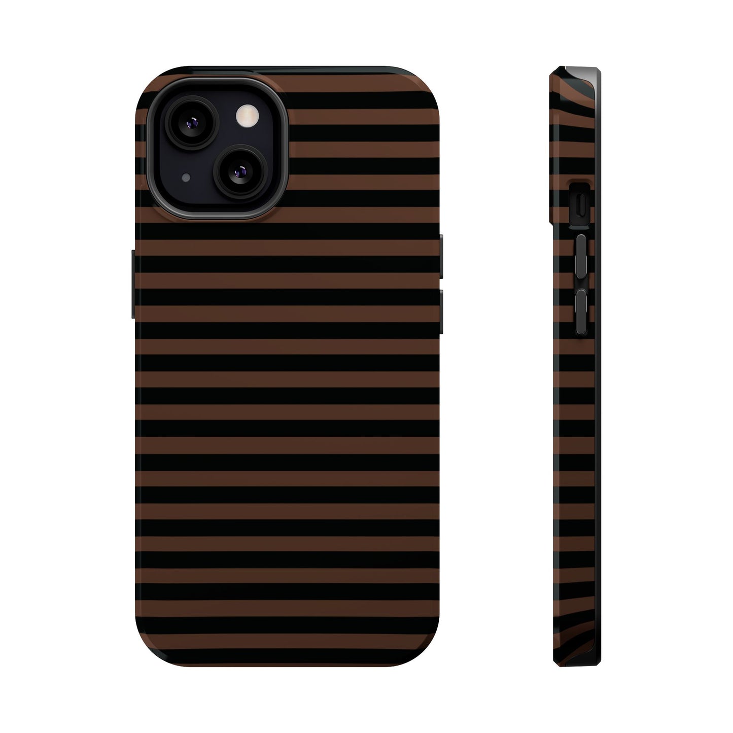 Brown Striped MagSafe Case