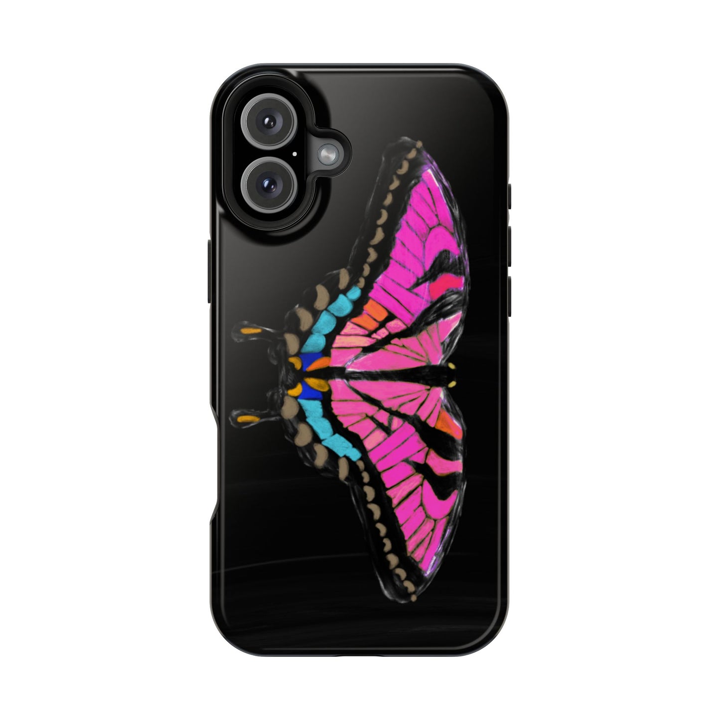 Fuscia Butterfly MagSafe Case