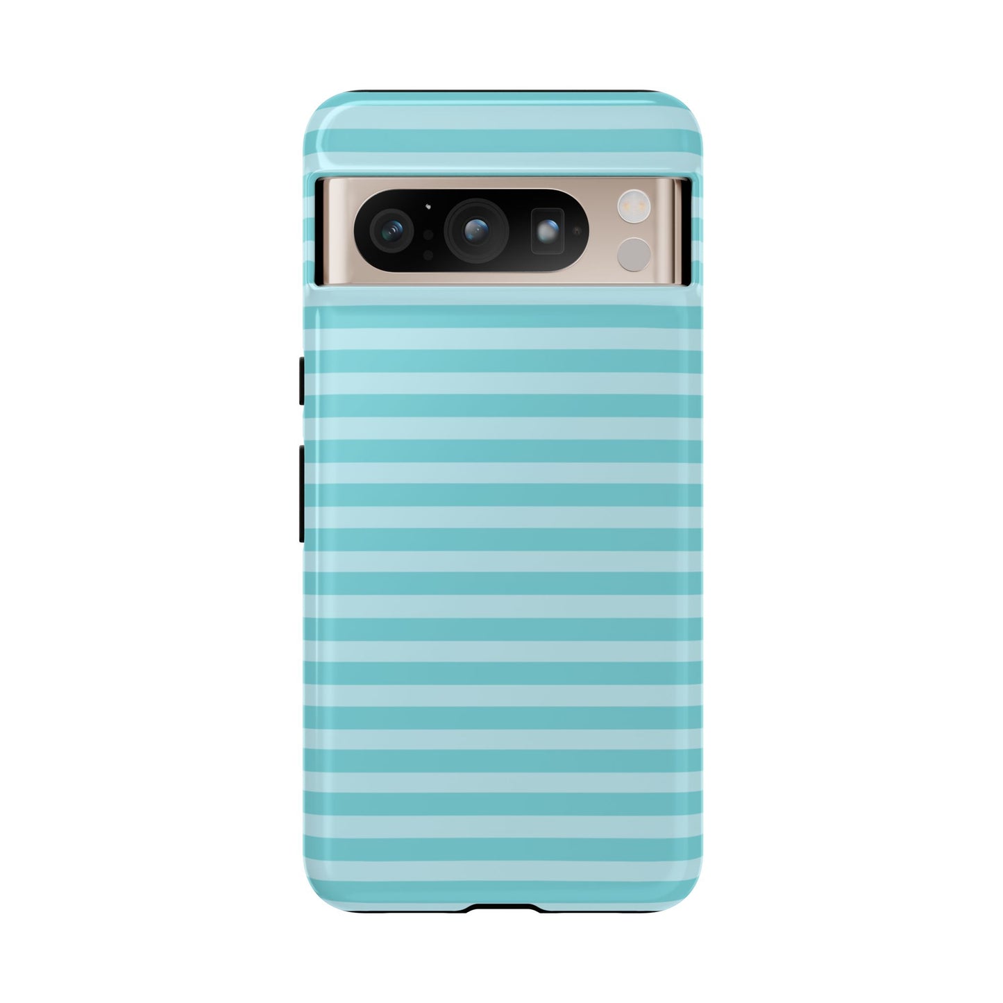 Teal Striped Tough Case