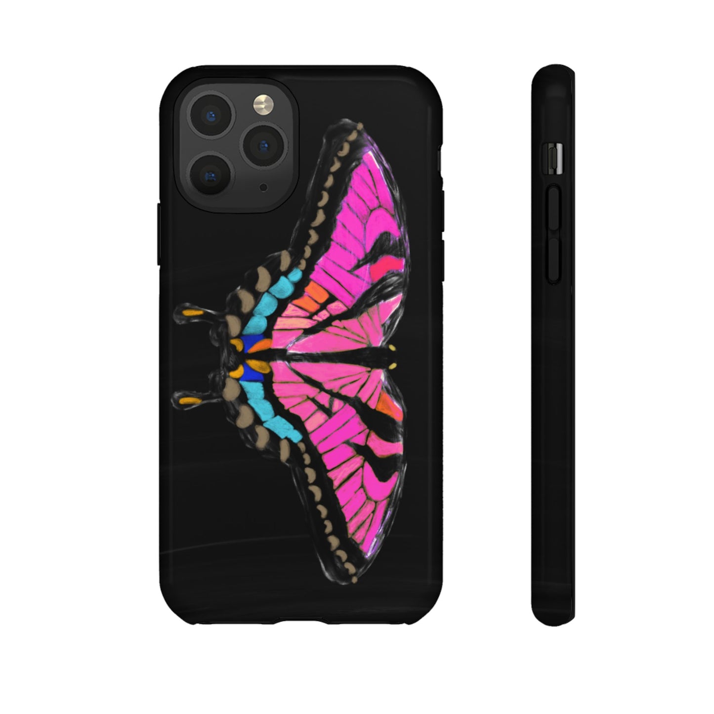 Pink Butterfly Tough Case