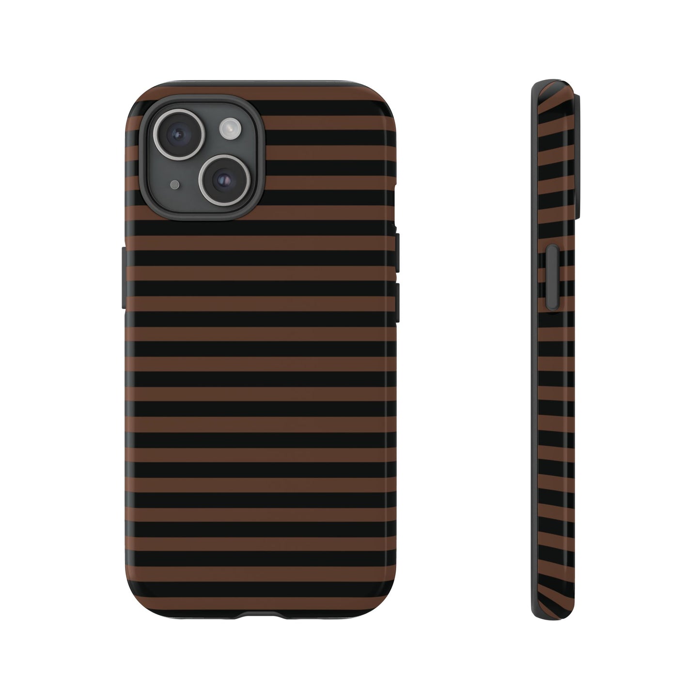 Brown Striped Tough Case