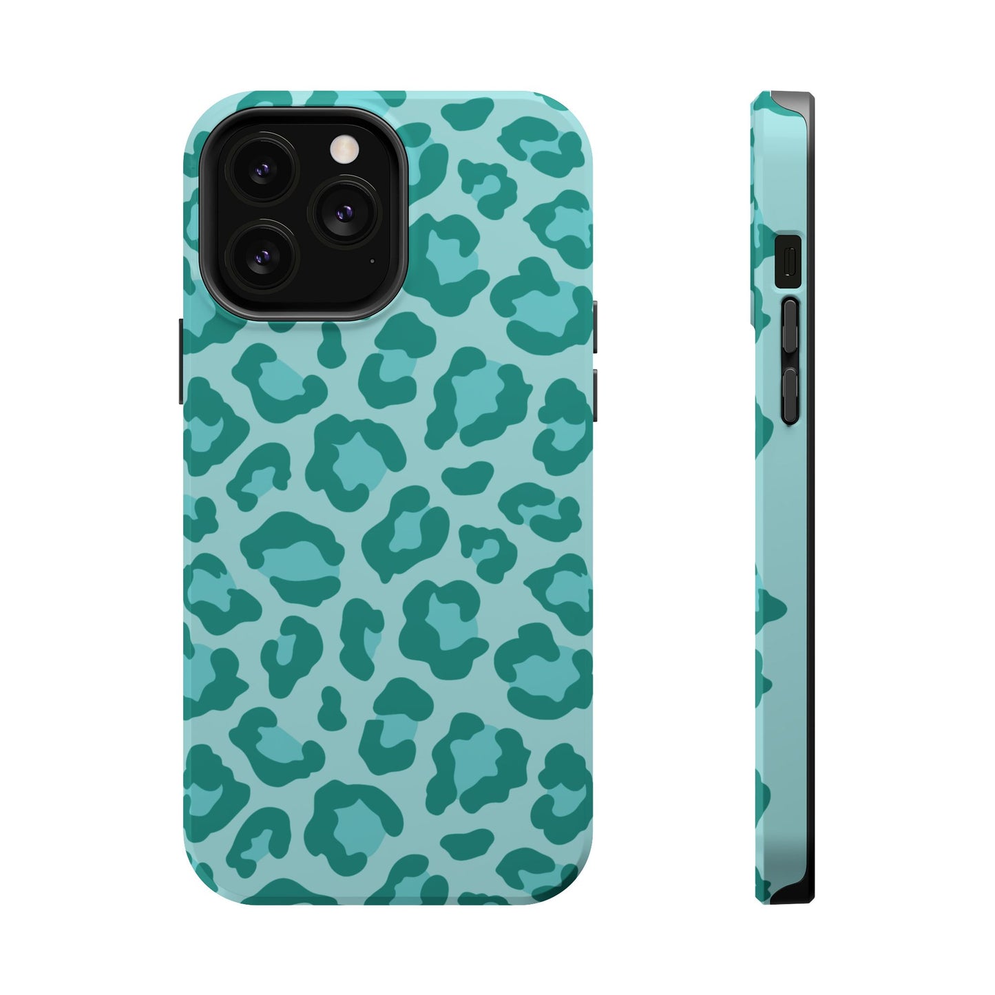 Teal Leopard MagSafe Case