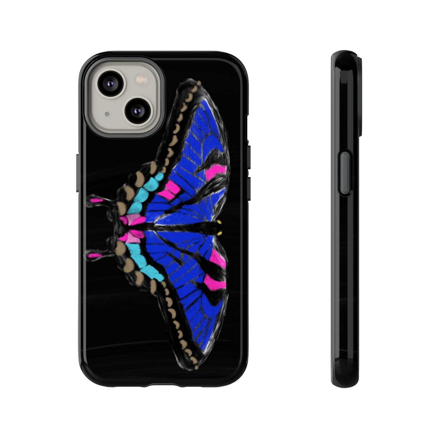 Blue Butterfly Tough Case