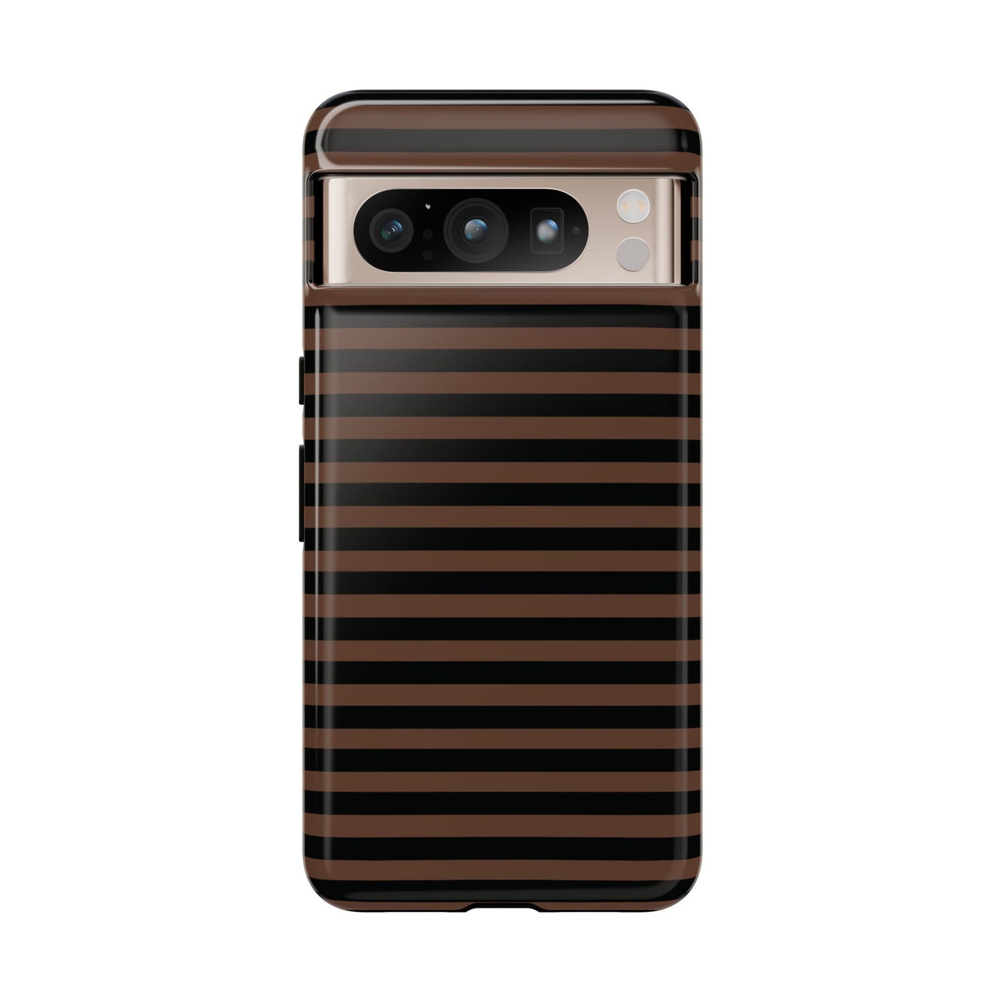 Brown Striped Tough Case